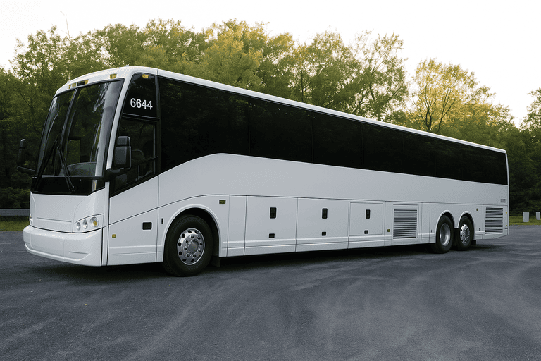 exterior of Smyrna Charter Bus coach bus
