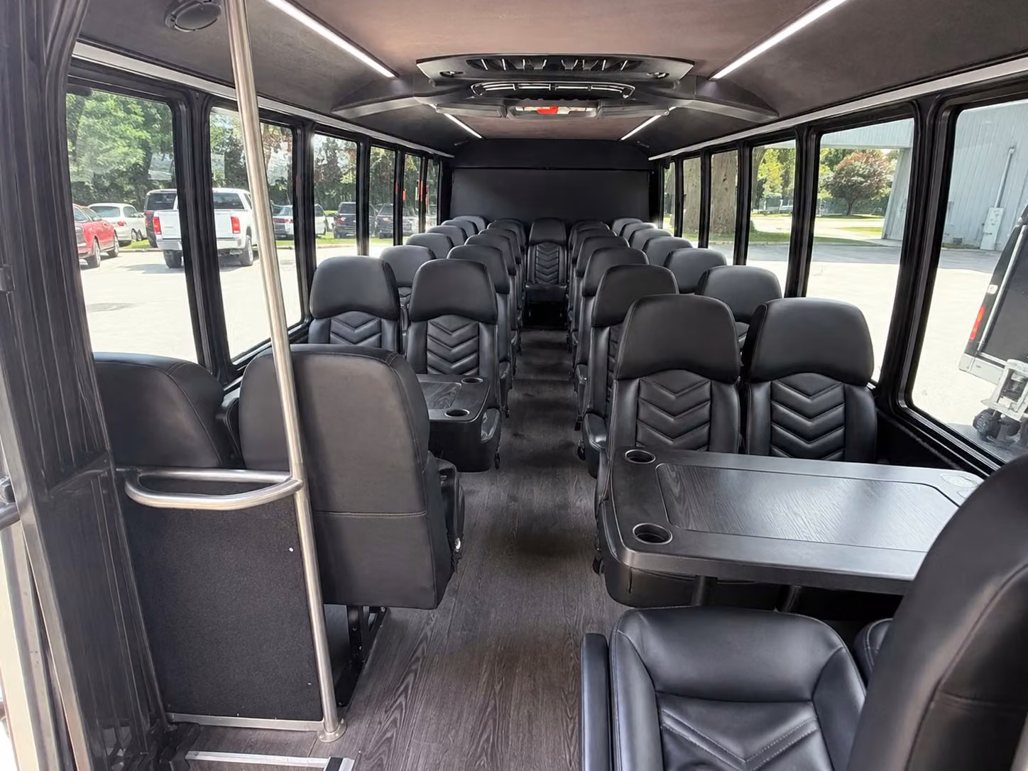15 passenger minibus inside