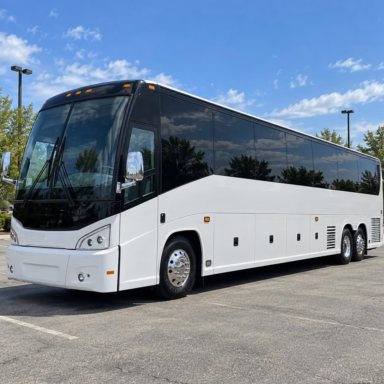 smyrna charter bus rental exterior