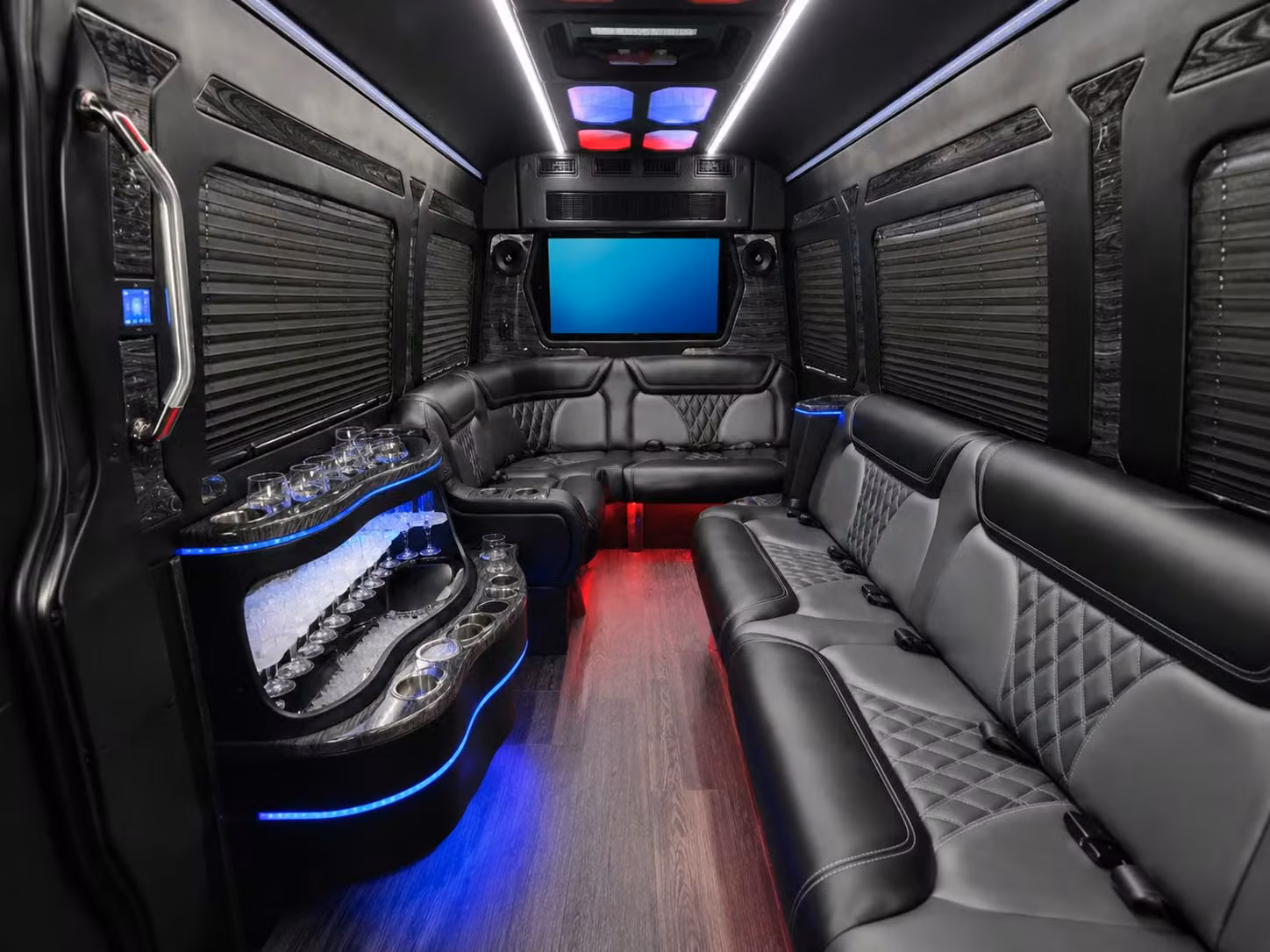sprinter vans and limo buses for smyrna prom pre parties and after parties